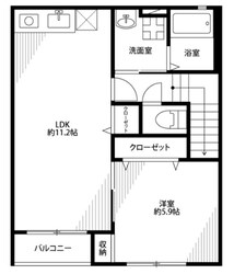 アムール東領家の物件間取画像